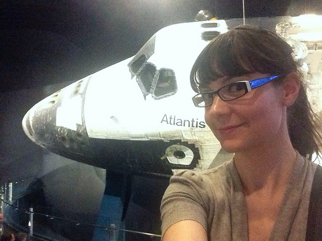 Ariel Waldman and the Shuttle Atlantis