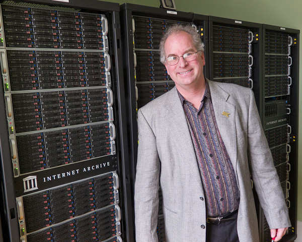 Brewster Kahle and the Archive servers